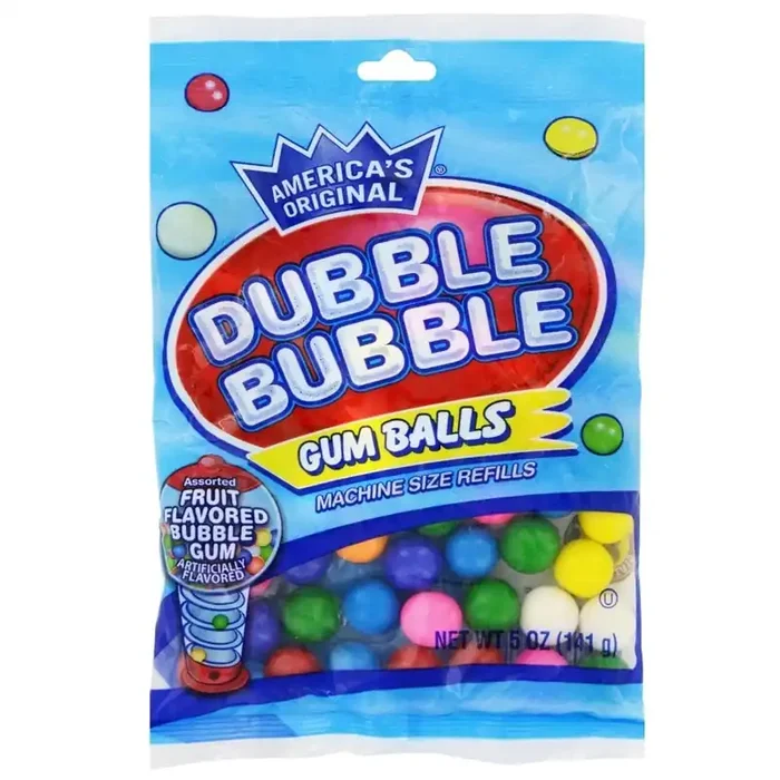 Dubble Bubble Gum Ball Refills Packs