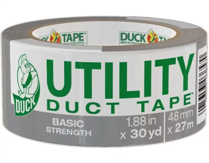 Duck Basic Strength Utility Duct Tape Gray