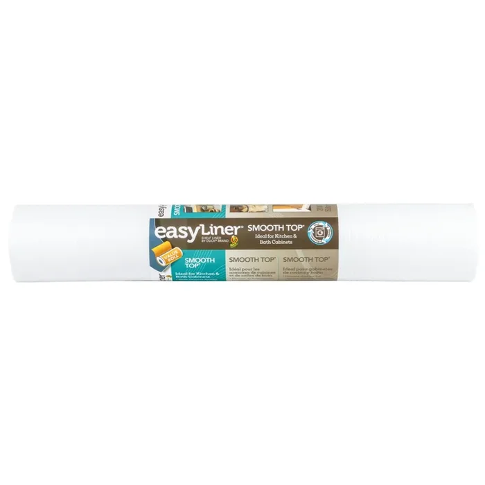Duck Smooth Top EasyLiner 20-in x 15-ft White Shelf liner