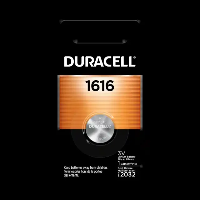 Duracell 1616 Lithium Coin Battery
