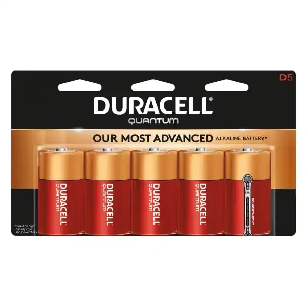 Duracell Batteries 5 ea