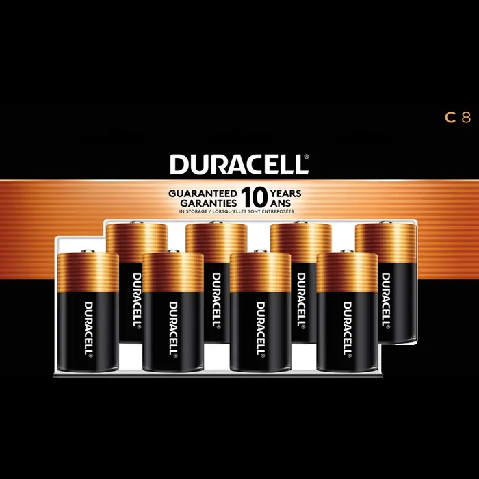 Duracell Coppertop Alkaline C Batteries ( 8 -Pack )