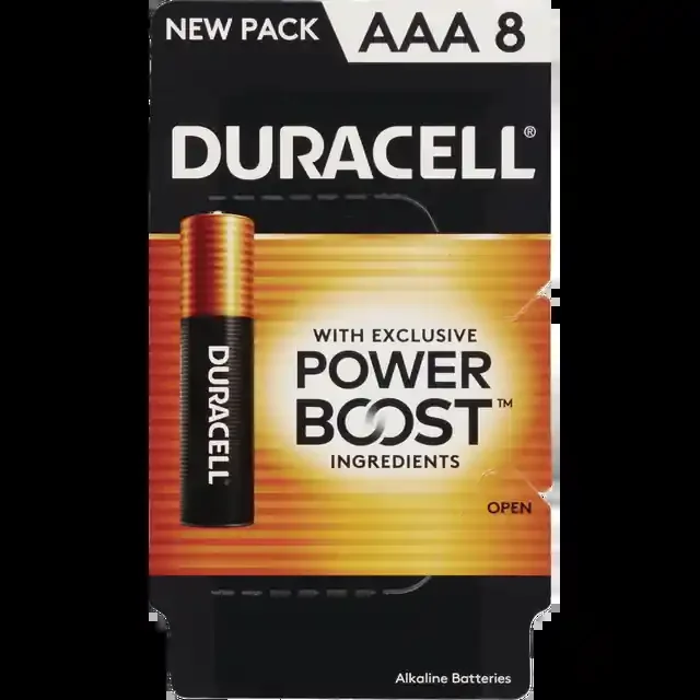 Duracell Coppertop Power Boost Aaa Alkaline Batteries, 8 Ct