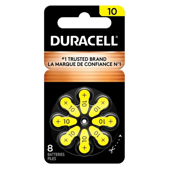 Duracell Size 10 Easy Tab Hearing Aid Batteries