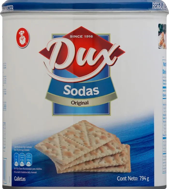 Dux Sodas Galletas Original (Soda Crackers) Canister