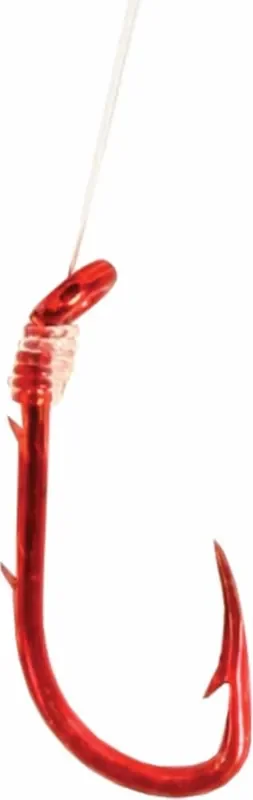 E Claw Baitholder Snell Hook Sz10 Red 6P