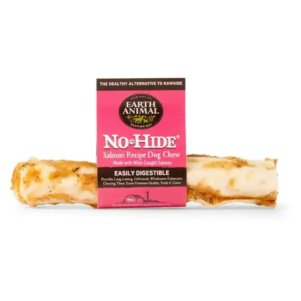 EARTH ANIMAL DOG NO-HIDE SALMON 7 INCHES