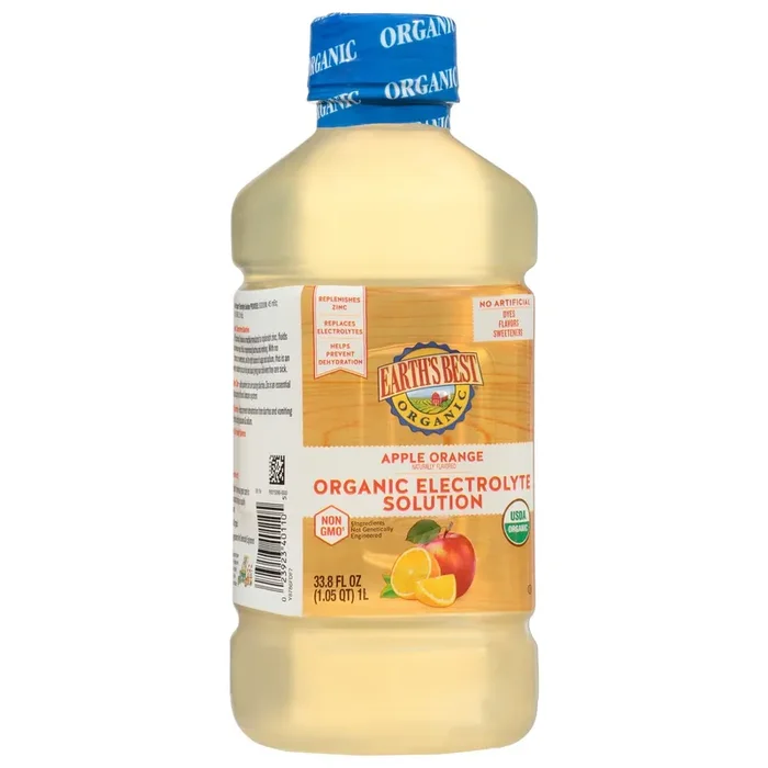 Earth‘s Best Apple Orange Organic Electrolyte Solution 33.8 fl oz