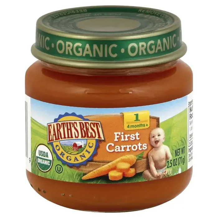 Earth‘s Best First Carrots Baby Food