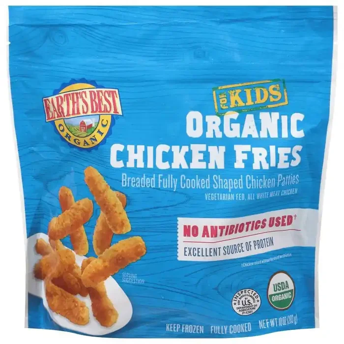 Earth‘s Best Organic Frozen Chicken Fries for Kids – 10oz