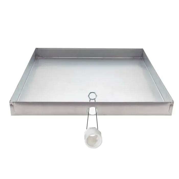 EASTMAN 22-in ID Galvanized steel Water Heater Drain pan with PVC Fitting