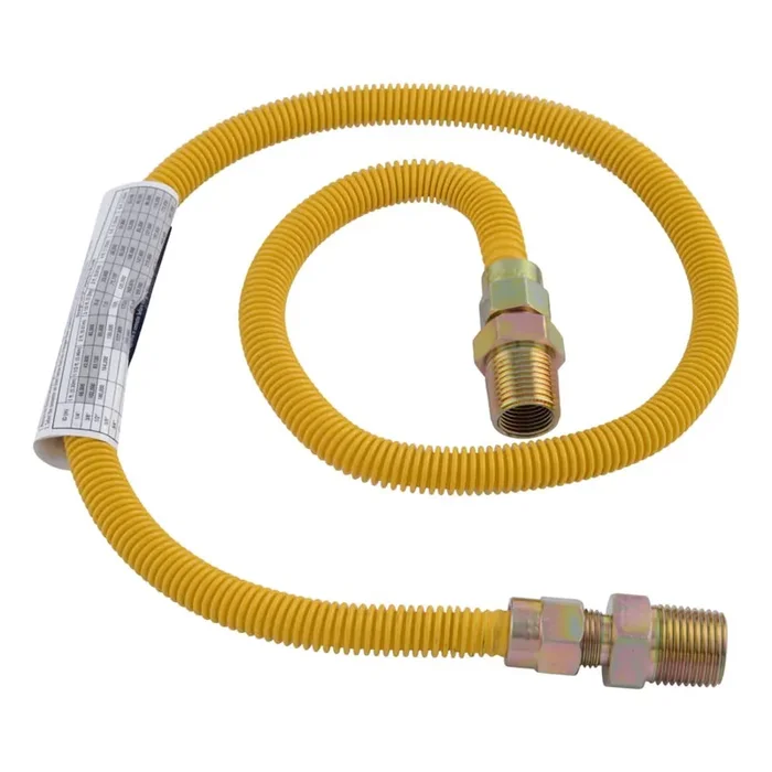 EASTMAN 36-in 1/2 -in MIP Inlet x 1/2 -in MIP Outlet Stainless steel Gas connector