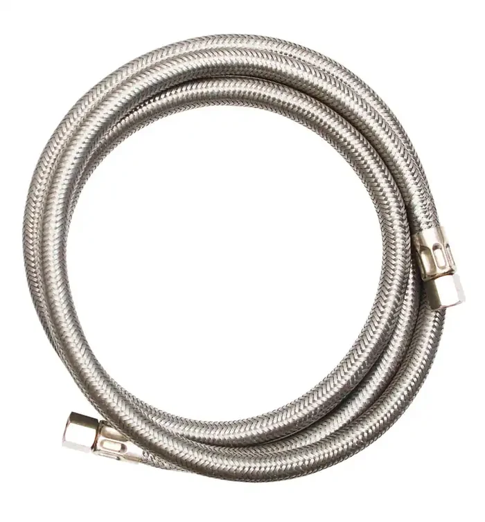 EASTMAN 5-ft 1/4 -in Compression Inlet x 1/4 -in Compression Outlet Stainless steel Ice maker connector