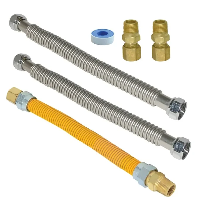 EASTMAN Stainless steel Installation kit For Gas water heater Water Heater