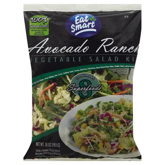 Eat Smart Avocado Ranch Vegetable Salad Kit