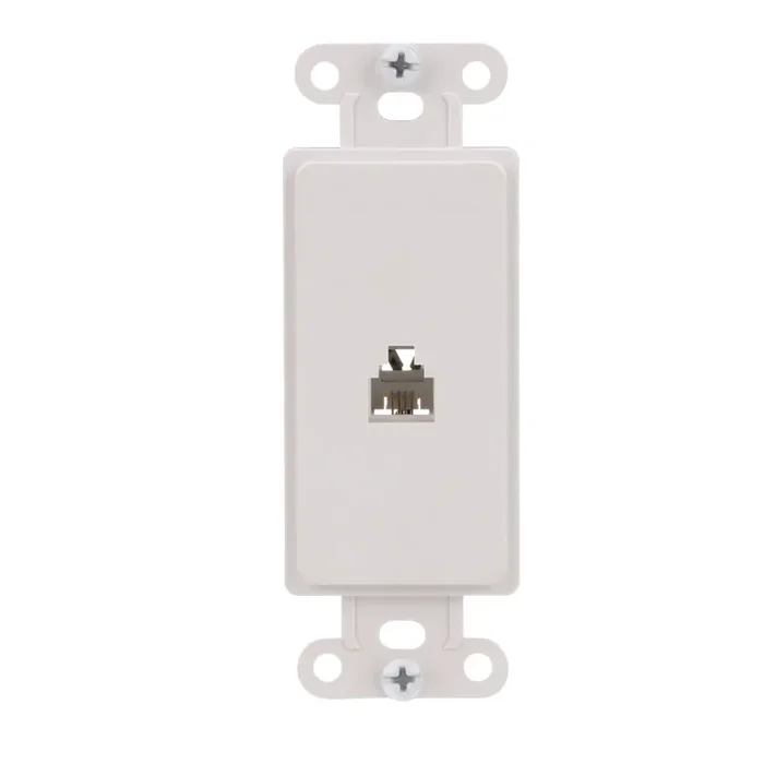 Eaton 1 -Gang Specialty Size White Thermoplastic Indoor Decorator Wall Plate