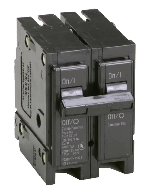 Eaton Type BR 15-amp 2 -Pole Standard trip Circuit Breaker