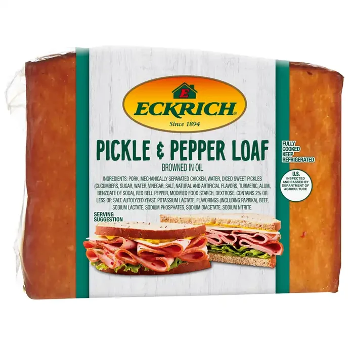 Eckrich Deli Pickle & Pepper Loaf