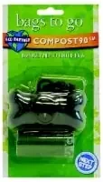 Eco Partner Compost90 Bags To Go Dispenser & Rolled Bags