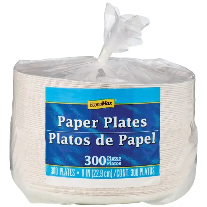 Economax 9 in Paper Plates
