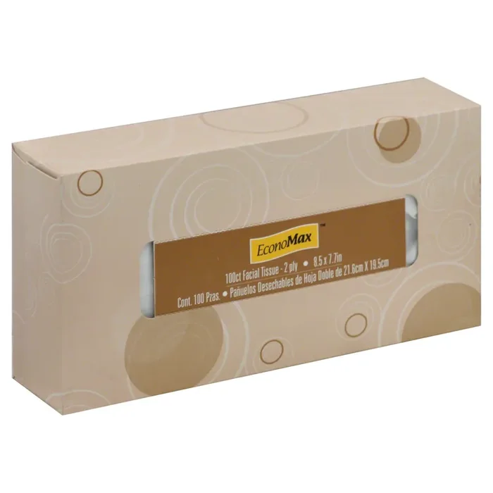 EconoMax Facial Tissues – Colors & Designs May Vary