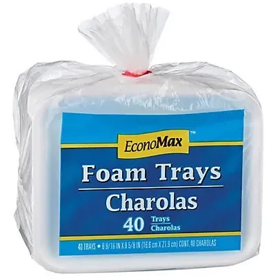 EconoMax Foam Polypropylene Trays
