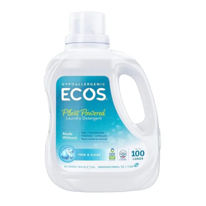 ECOS Free and Clear Liquid Laundry 100 Loads