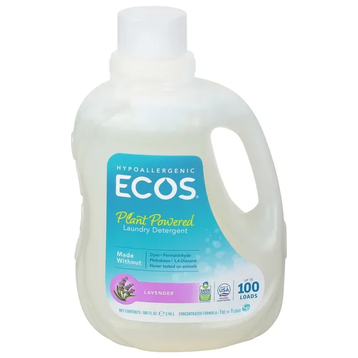 ECOS Lavender Laundry Detergent with Built-In Fabric Softener
