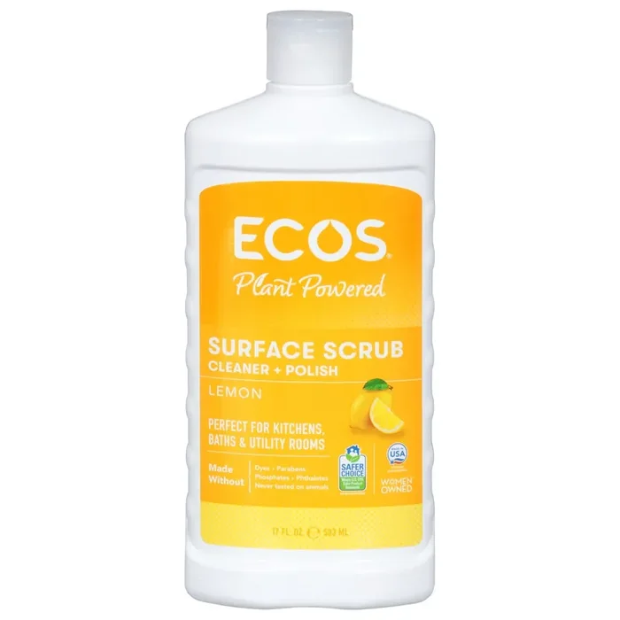 ECOS Surface Scrub Lemon Cleaner + Polish 17 fl oz