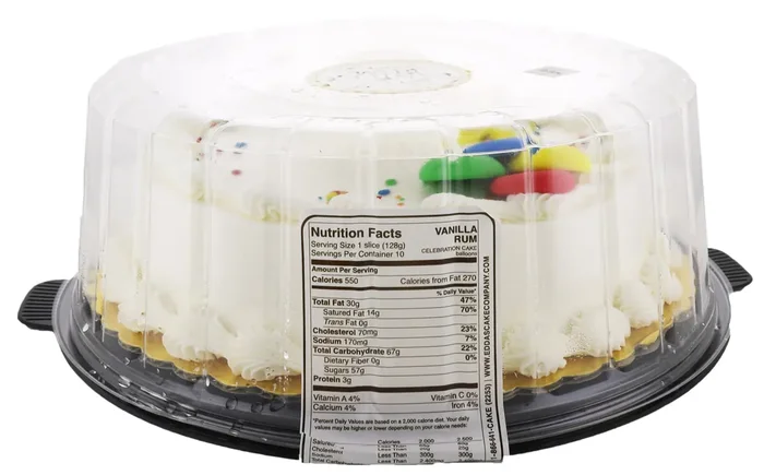 Edda‘s Cake Company Cake Company Vanilla Rum Balloons Cake 8″”