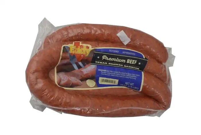 Eddy Premium Beef Texas Smoked Sausage Eddy Beef Smoked Sausage