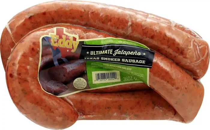 Eddy Texas Smoked Ultimate Jalapeno Sausage 36 oz