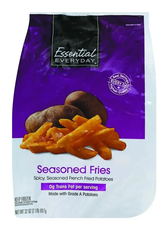 Ee Fries Seasoned Reg Cut