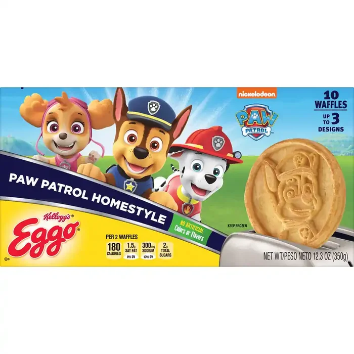 Eggo Frozen Waffles, Homestyle, 12.3 oz, Frozen