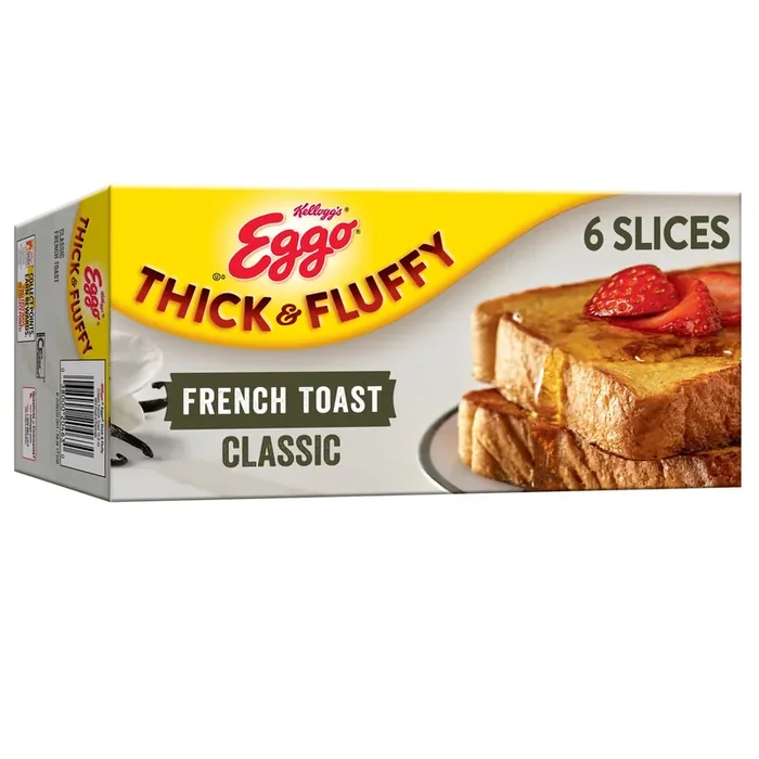 Eggo Thick and Fluffy Frozen French Toast, Classic, 12.6 oz, Frozen