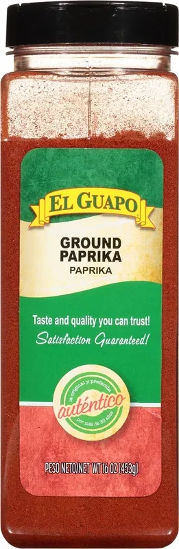 El Guapo Ground Paprika 16 oz. Shaker