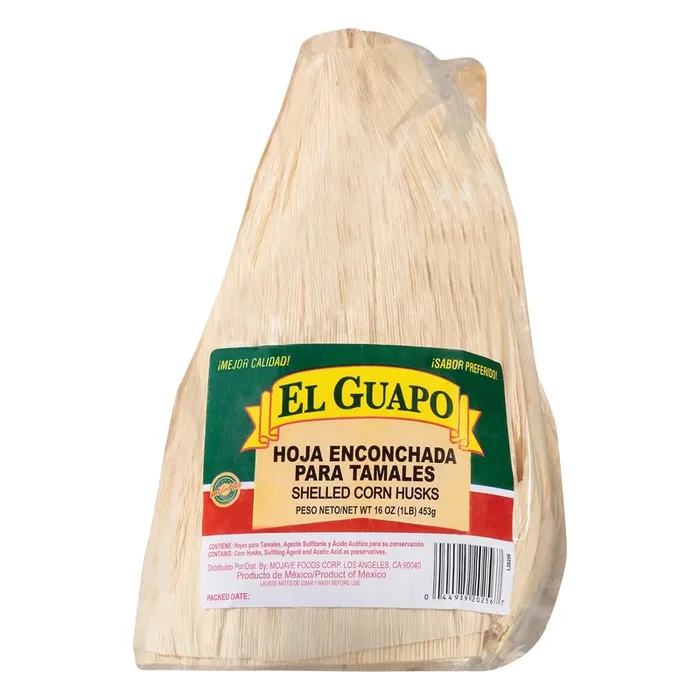 El Guapo Whole Corn Husks (Hoja Enconchada Para Tamales), 16 oz