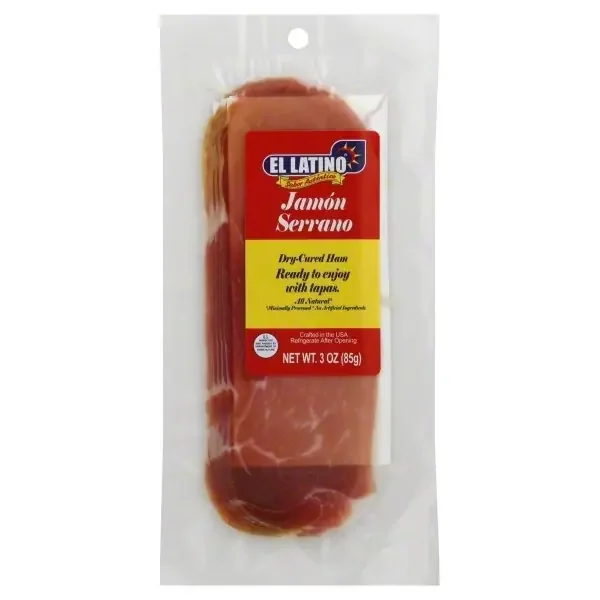 El Latino Jamon Serrano-Sliced 3Oz