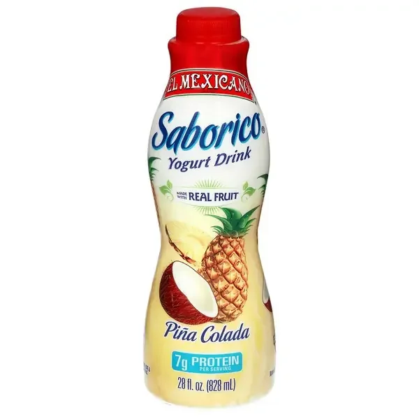 El Mexicano Saborico Pina Colada Yogurt Drink 28 fl oz