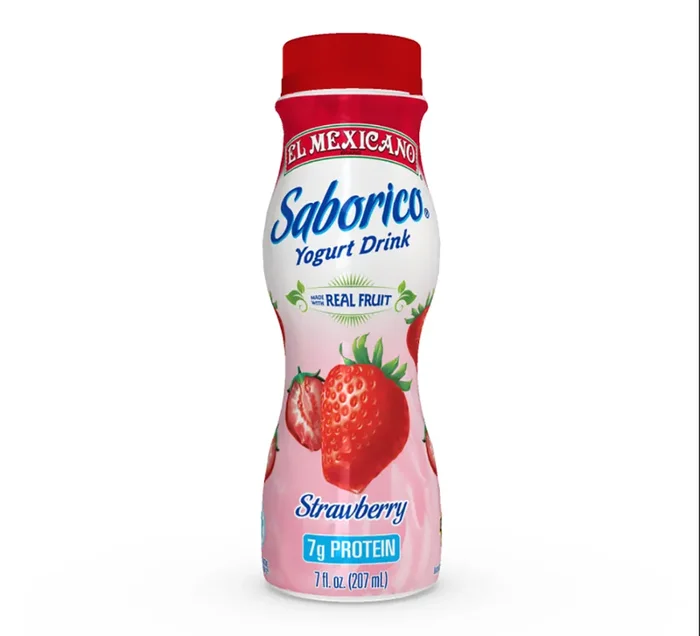 El Mexicano Saborico Strawberry Yogurt Drink 7 fl oz