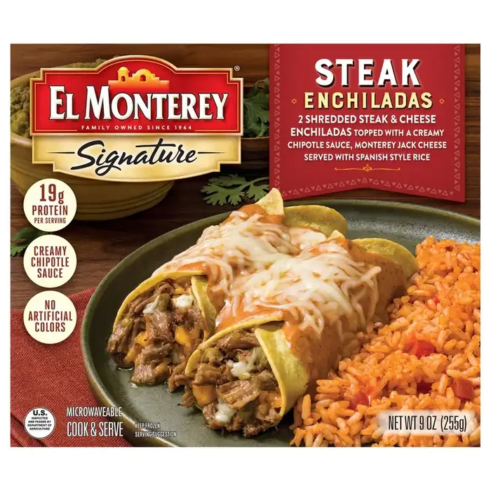 El Monterey Signature Entrée Steak Enchilada, 9 oz (Frozen)