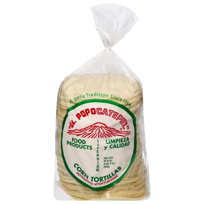El Popocatepetl Corn Tortillas Super Size 120 ea