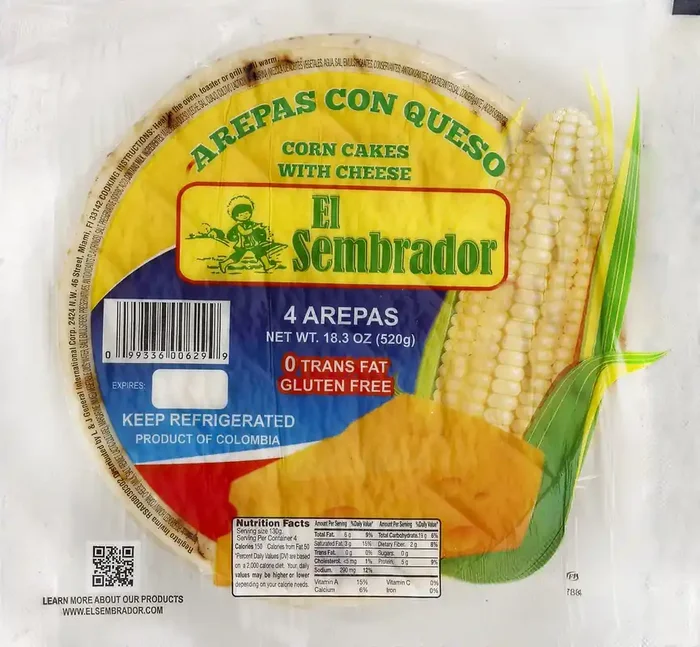 El Sembrador Corn Cakes 4 ea