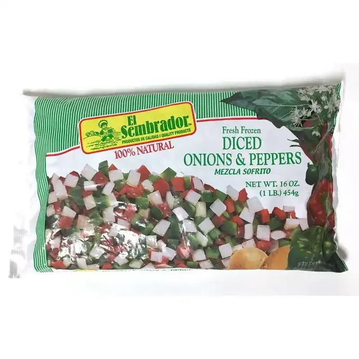 El Sembrador Fresh Frozen Diced Onions & Peppers