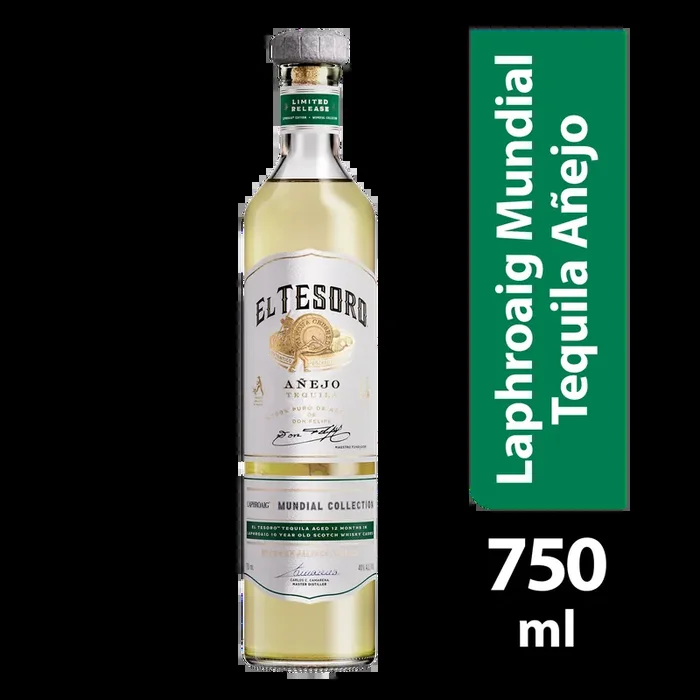 El Tesoro Mundial Añejo Laphroaig Cask Tequila 750 ml
