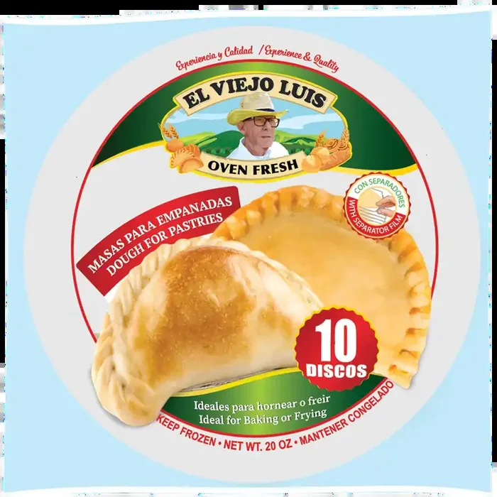 El Viejo Luis Small Disco Pastry Dough 14 Ounces