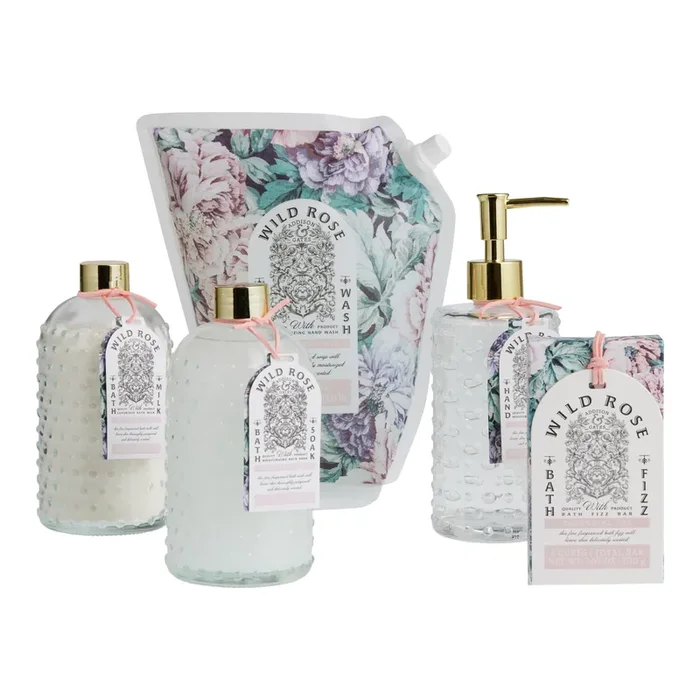 Elegant Autumn Wild Rose Bath and Body Collection