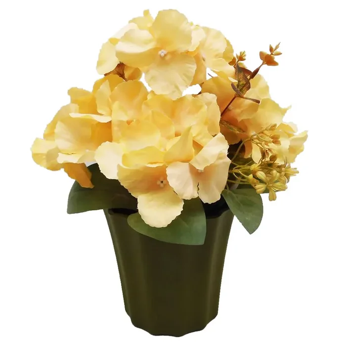 Elements HYD Polysilk Artificial Greenery Gold 11IN