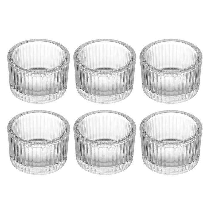 Elements Vertical Stripe Tealight Holder 2IN S6