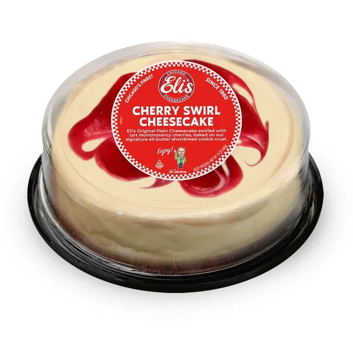 Eli‘s Cherry Swirl Cheesecake